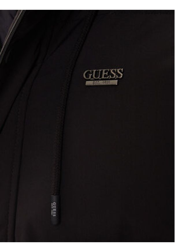 Guess Kurtka puchowa M5BL2H W2742 Czarny Regular Fit. Kolor: czarny. Materiał: syntetyk