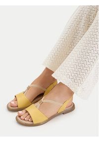 Lasocki Sandały CEO-RST-KATE-03 Żółty. Kolor: żółty. Materiał: skóra #4