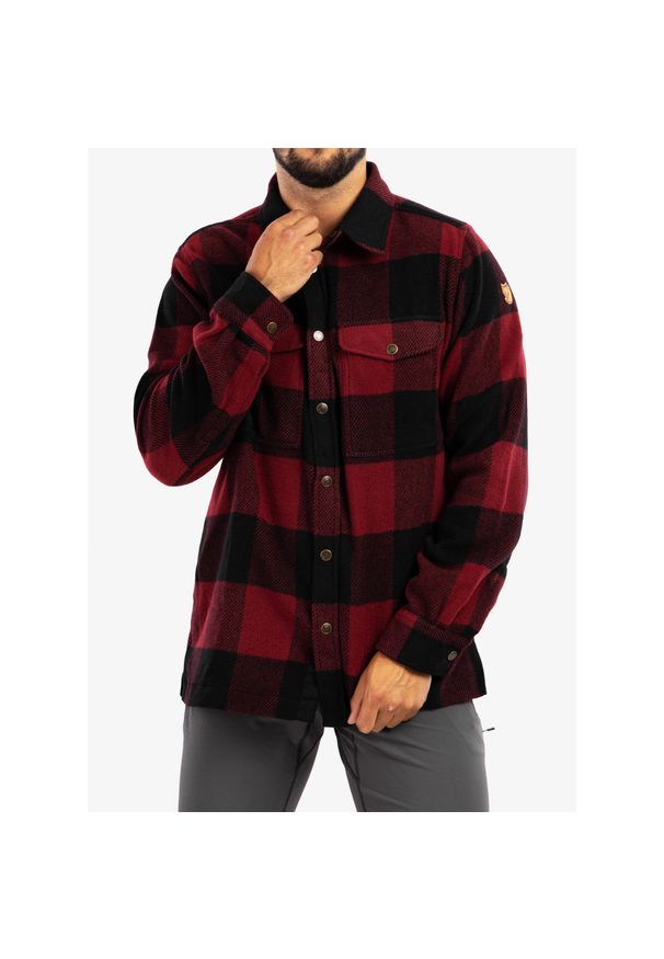 Fjällräven - Koszula turystyczna męska Fjallraven Canada Shirt. Kolor: czerwony