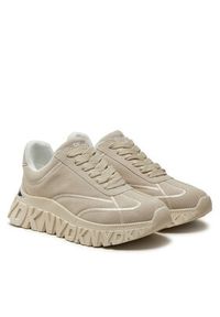 DKNY Sneakersy Laeoni K4408656 Beżowy. Kolor: beżowy. Materiał: skóra, zamsz