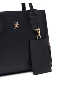 TOMMY HILFIGER - Tommy Hilfiger Torebka Th Icon Mini Satchel AW0AW18722 Czarny. Kolor: czarny. Materiał: skórzane #2
