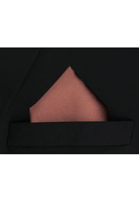Poszetka Męska, Elegancka - Alties - Kolor Ciemnego Karmelu. Kolor: brązowy, beżowy, wielokolorowy. Materiał: poliester #3