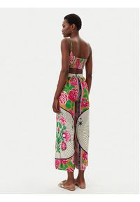 Maaji Kombinezon Cerice Bouquet Biena PT2712CJU001 Kolorowy Regular Fit. Materiał: len. Wzór: kolorowy #4