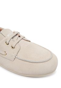 Love Moschino - LOVE MOSCHINO Półbuty JA10101G1OIG0110 Écru. Materiał: skóra, zamsz #4