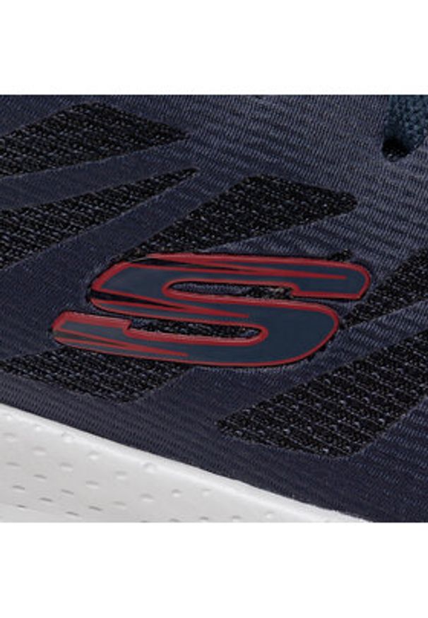 skechers - Skechers Sneakersy Charge Back 232042/NVRD Granatowy. Kolor: niebieski. Materiał: materiał