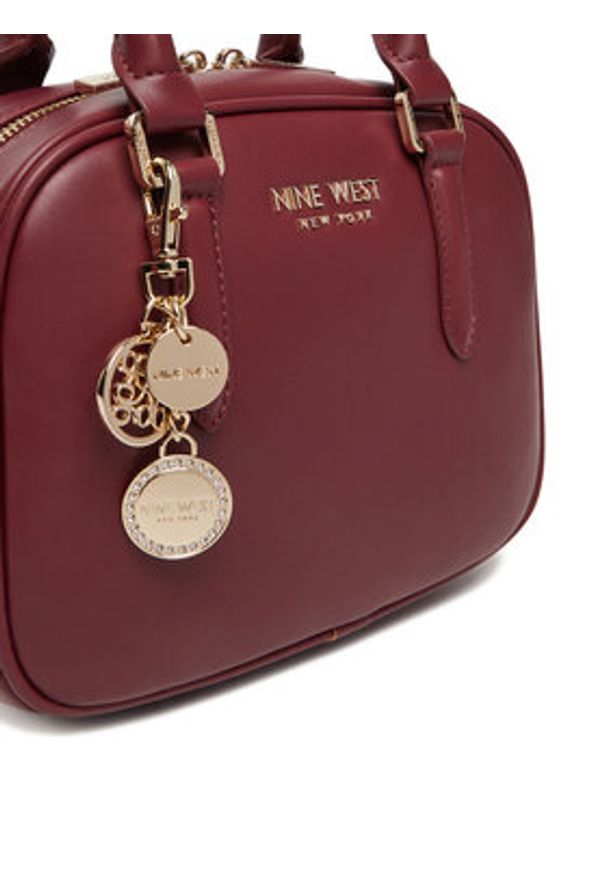 Nine West Torebka CEO-Soho-Star-LX10160 Bordowy. Kolor: czerwony