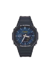 G-Shock Zegarek GA-2100AS-2AER Granatowy. Kolor: niebieski