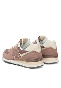 New Balance Sneakersy WL574RTS Brązowy. Kolor: brązowy. Materiał: zamsz, skóra. Model: New Balance 574 #3