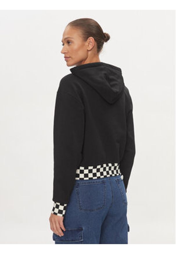 Vans Bluza Boom Boom Check VN000GJ2 Czarny Regular Fit. Kolor: czarny. Materiał: syntetyk