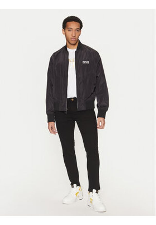 Versace Jeans Couture Jeansy 78GAB5K0 Czarny Skinny Fit. Kolor: czarny