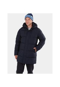 FUNDANGO - Płaszcz Zimowy Męski Fundango Arctic. Kolor: niebieski. Materiał: puch. Sezon: zima. Sport: turystyka piesza