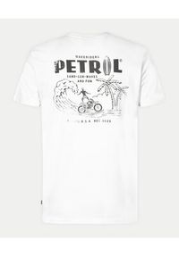 Petrol Industries T-Shirt M-1040-TSR635 Biały Regular Fit. Kolor: biały. Materiał: bawełna #3