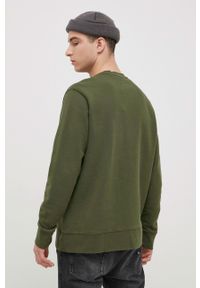 Levi's® - Levi's bluza bawełniana męska kolor zielony gładka. Okazja: na spotkanie biznesowe, na co dzień. Kolor: zielony. Materiał: bawełna. Wzór: gładki. Styl: casual, biznesowy