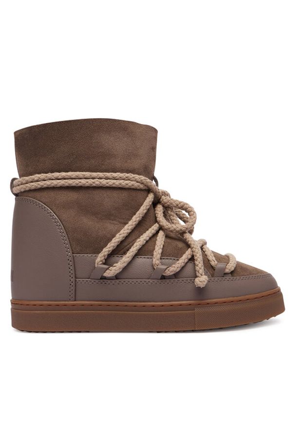 Inuikii Śniegowce Classic Wedge 1001.004.0042 Brązowy. Kolor: brązowy. Materiał: zamsz, skóra