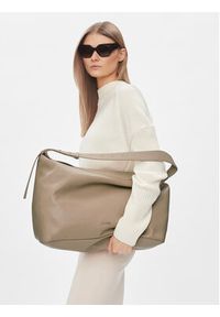Calvin Klein Torebka Elevated Soft Shoulder Bag Lg K60K610752 Brązowy. Kolor: brązowy. Materiał: skórzane #2