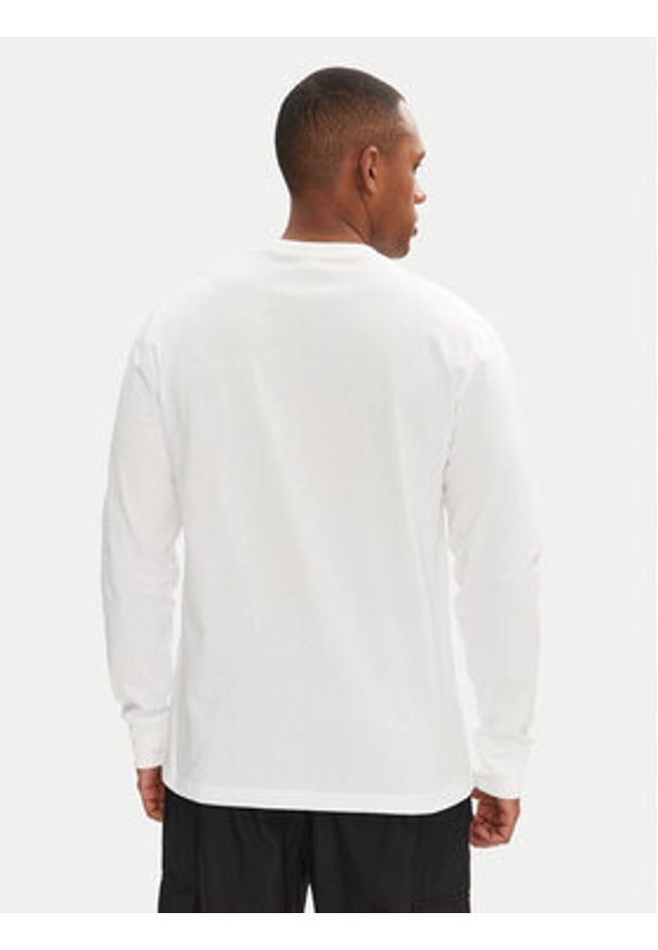 Champion Longsleeve 221164 Biały Loose Fit. Kolor: biały. Materiał: bawełna. Długość rękawa: długi rękaw