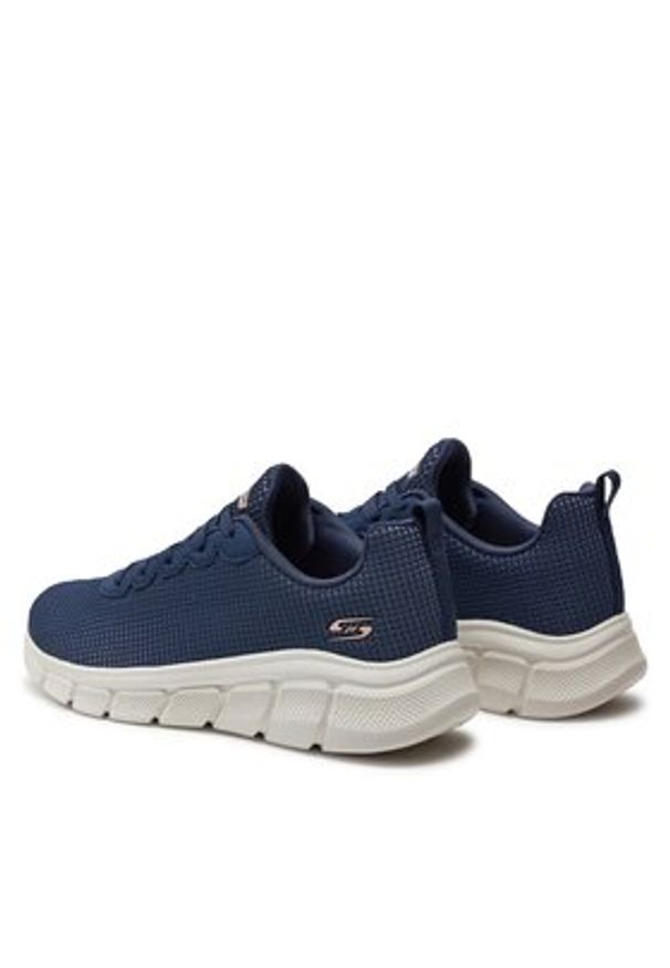 skechers - Skechers Sneakersy Bobs B Flex-Visionary Essence 117346/NVY Granatowy. Kolor: niebieski. Materiał: mesh, materiał