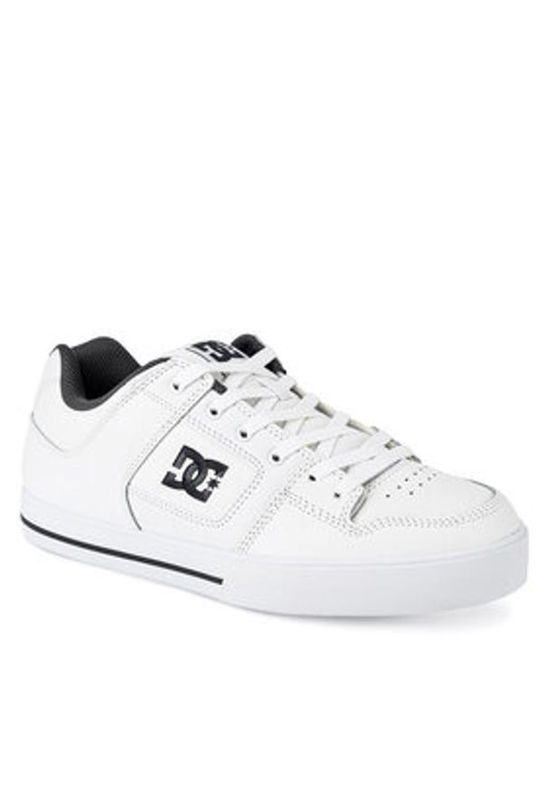 DC Sneakersy PURE 300660-HBW Biały. Kolor: biały. Materiał: skóra