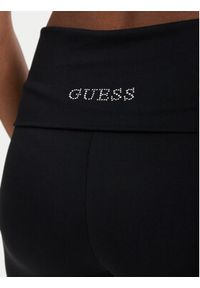 Guess Legginsy V6YB24 K4713 Czarny Slim Fit. Kolor: czarny. Materiał: syntetyk #4