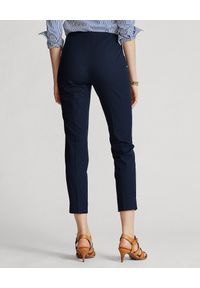 Ralph Lauren - RALPH LAUREN - Granatowe spodnie Skinny. Kolor: niebieski. Materiał: materiał. Styl: klasyczny #4