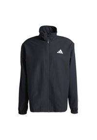 Adidas - adidas Dres 3-Stripes JI8849 Czarny Regular Fit. Kolor: czarny. Materiał: syntetyk #3