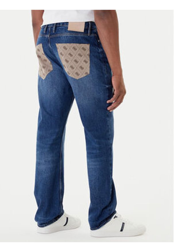 Guess Jeansy M5YAN2 D5KT3 Granatowy Regular Fit. Kolor: niebieski