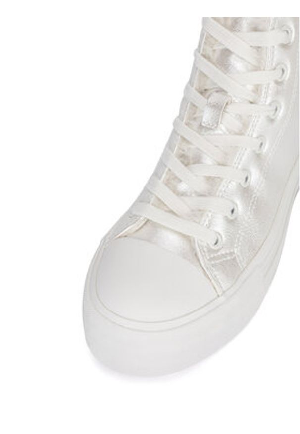 Jenny Fairy Trampki WFA2912-1 Écru. Materiał: skóra