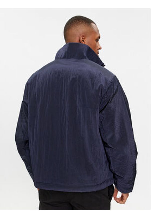 Calvin Klein Kurtka przejściowa Crinkle 2.0 K10K112363 Granatowy Relaxed Fit. Kolor: niebieski. Materiał: syntetyk