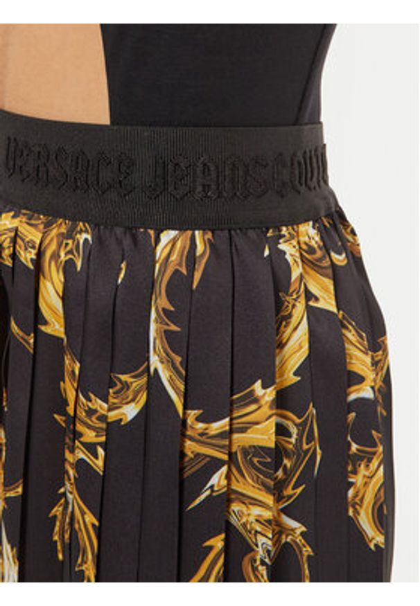 Versace Jeans Couture Spódnica plisowana 77HAE8P5 Kolorowy Regular Fit. Materiał: syntetyk. Wzór: kolorowy