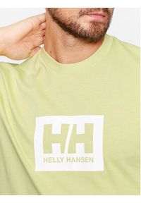 Helly Hansen T-Shirt Box 53285 Zielony Regular Fit. Kolor: zielony. Materiał: bawełna