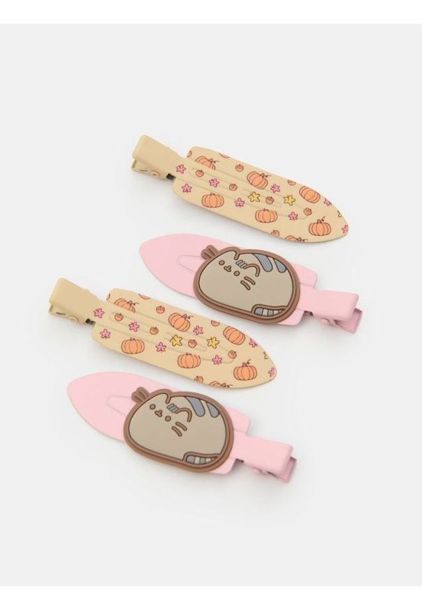 Sinsay - Spinki do włosów 3 pack Pusheen The Cat - wielobarwny