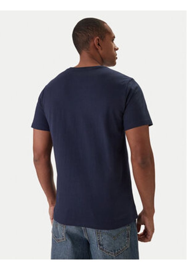 Levi's® T-Shirt Original Housemark Tee 85641-0002 Granatowy Standard Fit. Kolor: niebieski. Materiał: bawełna
