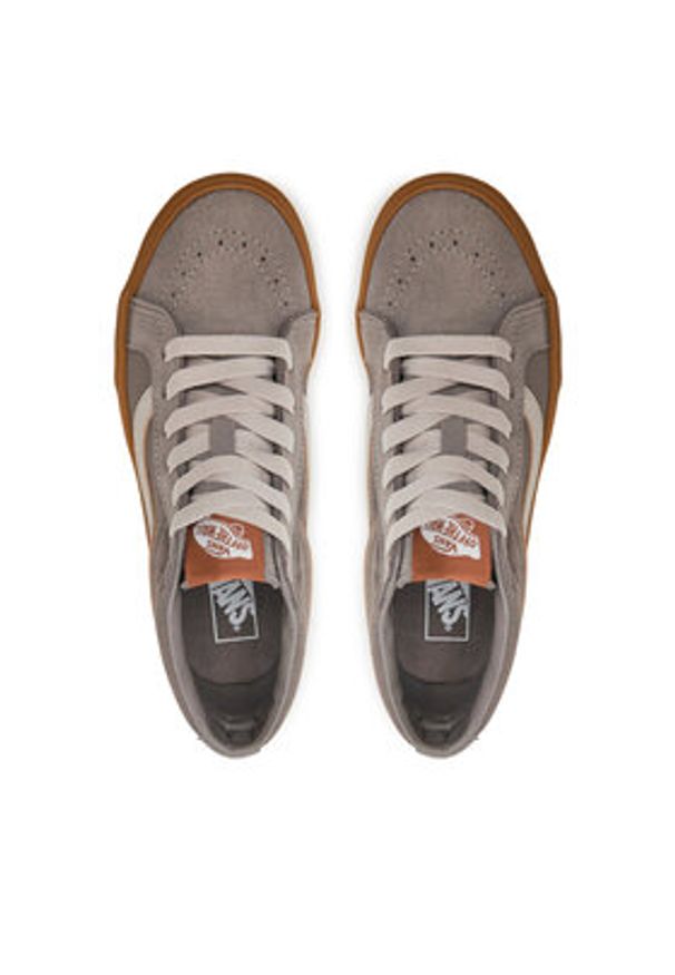 Vans Sneakersy SK8 Mid Reissue Szary. Kolor: szary. Materiał: zamsz, skóra. Model: Vans SK8