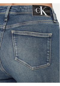 Calvin Klein Jeans Jeansy High Rise Super Skinny Ankle J20J222146 Niebieski Skinny Fit. Kolor: niebieski