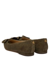 Lauren Ralph Lauren - LAUREN RALPH LAUREN Baleriny 802955323003 Zielony. Kolor: zielony. Materiał: skóra, zamsz #2