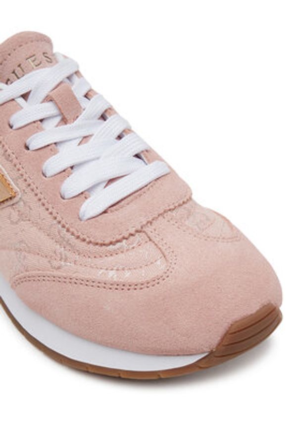 Guess Sneakersy FLJJOG FAL12 Różowy. Kolor: różowy. Materiał: skóra