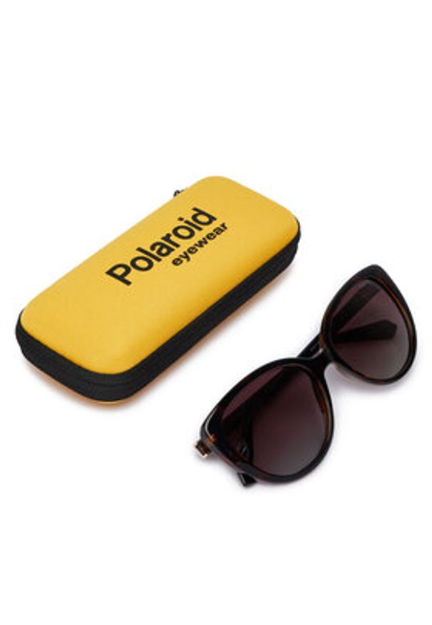 POLAROID - Polaroid Okulary przeciwsłoneczne PLD4176/S/X Brązowy. Kolor: brązowy