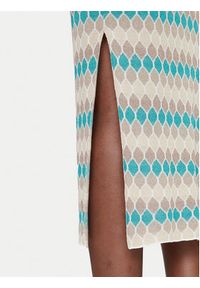 Fracomina Sukienka dzianinowa FS25SD5006K414F8 Kolorowy Slim Fit. Materiał: wiskoza. Wzór: kolorowy #4