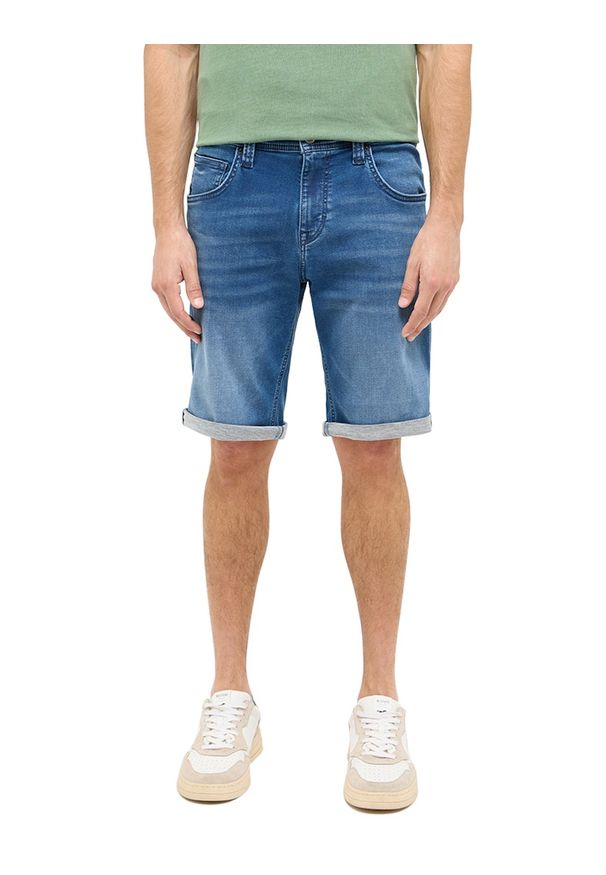 Męskie szorty Mustang Style Chicago Shorts Z Denim Blue 1016350 5000 403. Materiał: denim