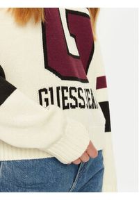 Guess Sweter W4BR11 Z3HN2 Czerwony Regular Fit. Kolor: czerwony. Materiał: wełna, syntetyk