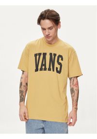 Vans T-Shirt Vans Arched Ss Tee VN000G47 Brązowy Regular Fit. Kolor: brązowy. Materiał: bawełna #1