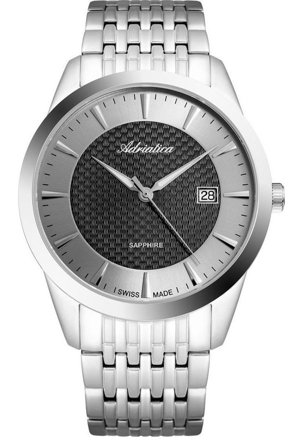 Zegarek Adriatica Zegarek męski Adriatica A1288.5116Q srebrny. Kolor: srebrny