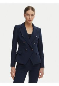 Rinascimento Marynarka CFC0127894003 Granatowy Slim Fit. Kolor: niebieski. Materiał: syntetyk #1