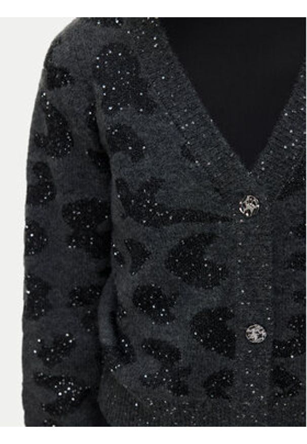 Vero Moda Kardigan Zuzu 10339337 Szary Regular Fit. Kolor: szary. Materiał: syntetyk