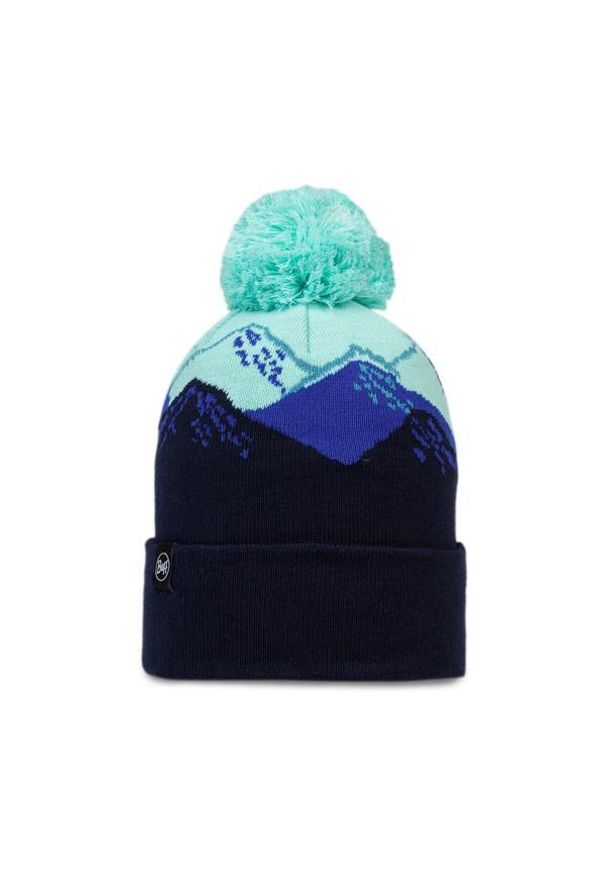 Buff - Czapka BUFF KNITTED BEANIE TATIK. Kolor: niebieski. Sezon: zima. Styl: sportowy