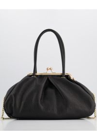 Venezia - TORBA Z BIGLEM A-3023-W DOL NER. Materiał: skórzane #1