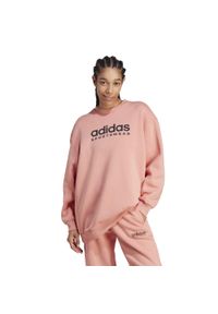 Bluza damska Adidas Gym & Pilates. Kolor: różowy. Materiał: włókno, bawełna, materiał. Sport: joga i pilates