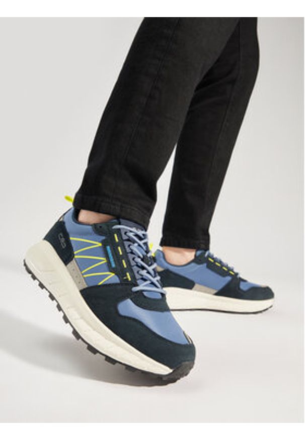 CMP Sneakersy Tykal Lifestyle 3Q89437 Granatowy. Kolor: niebieski. Materiał: materiał