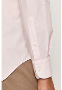 Tommy Hilfiger Tailored - Koszula. Typ kołnierza: kołnierzyk włoski. Kolor: różowy. Materiał: tkanina, bawełna. Długość: długie. Styl: elegancki #3