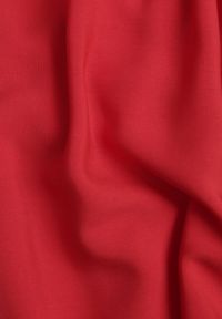 Renee - Czerwona Wiskozowa Sukienka Ozdobiona Kwadratowym Dekoltem Deviselle. Okazja: na spacer, na imprezę. Typ kołnierza: dekolt kwadratowy. Kolor: czerwony. Materiał: wiskoza. Wzór: aplikacja. Sezon: lato. Styl: elegancki #4